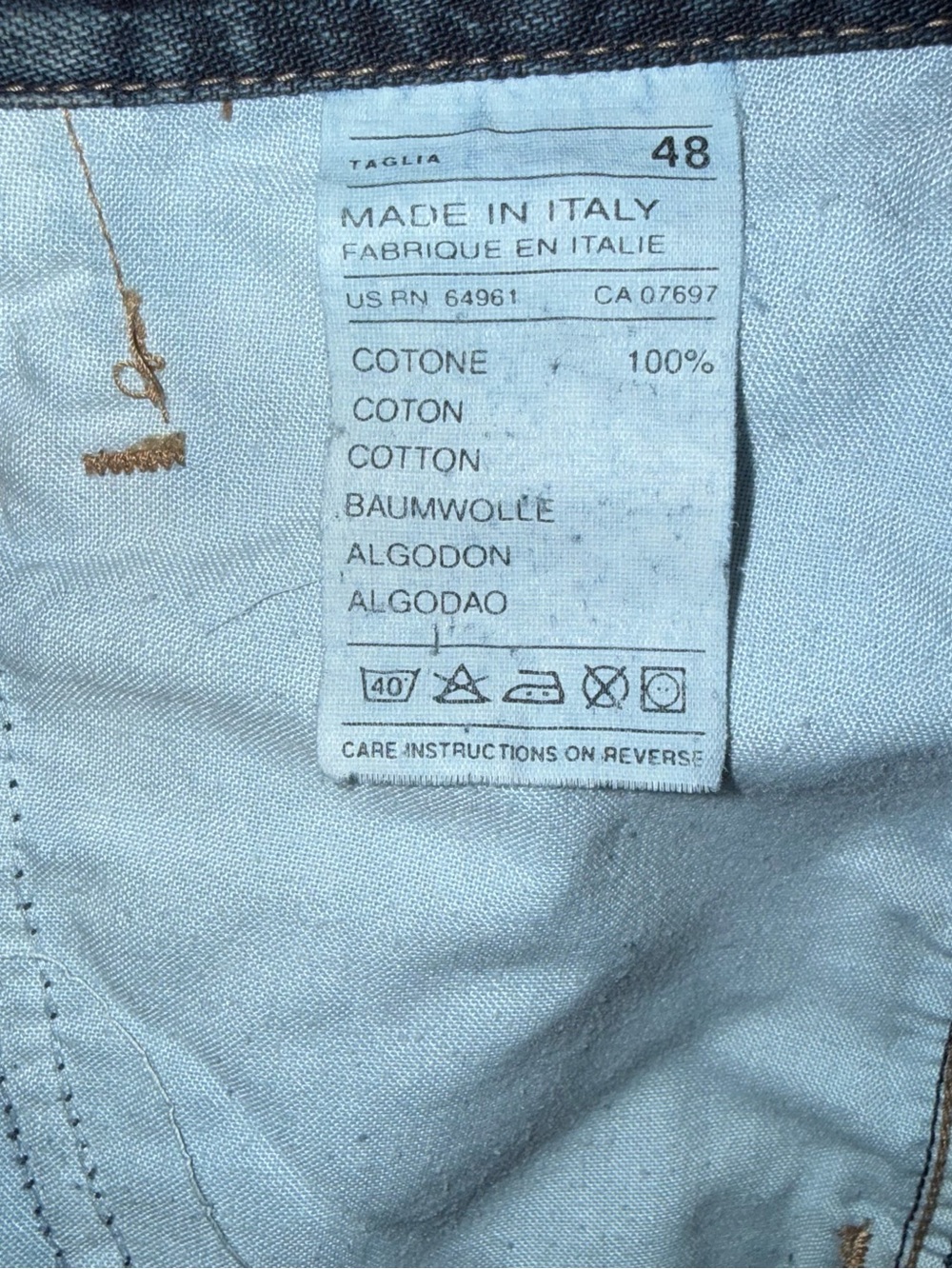 Sisley Vintage Denim Maxi Skirt - Picture 6 of 6